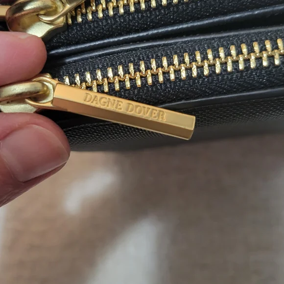 Dagne Dover Essentials Wallet Crossbody Dark Brown EUC - Picture 4 of 8